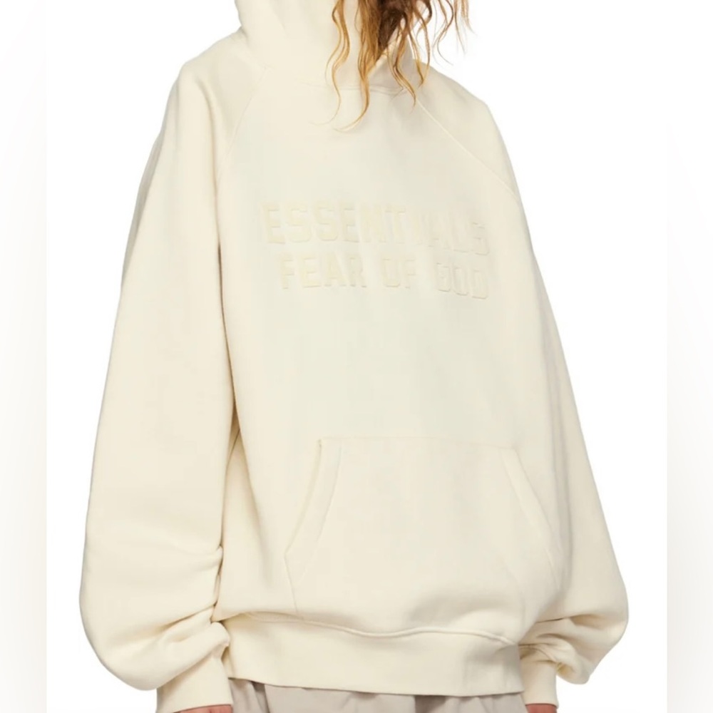 Essentials Off-white Raglan Hoodie - Picture 7 of 7